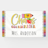 Coordinateur Chaos Poster de l'enseignant Bannière (Horizontal)