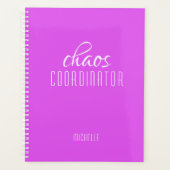 Coordinateur Chaos Purple Nom personnalisé (Devant)
