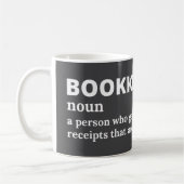 Coordinateur des finances Drôle Définition Mug (Gauche)