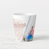 Coordinateur du Chaos Enfants Photo Latte Mug Abst (Devant)