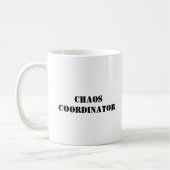 Coordinateur du Chaos Funny Mug (Gauche)