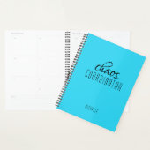 Coordinateur du Chaos Nom personnalisé bleu (Devant avec enveloppe)