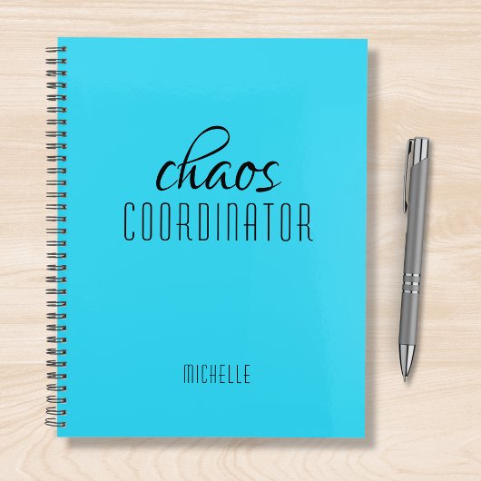 Coordinateur du Chaos Nom personnalisé bleu