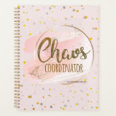 Coordinateur Gold et Rose Chaos Planificateur (Devant)