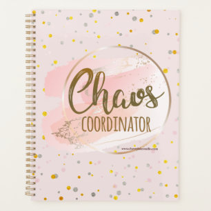 Coordinateur Gold et Rose Chaos Planificateur