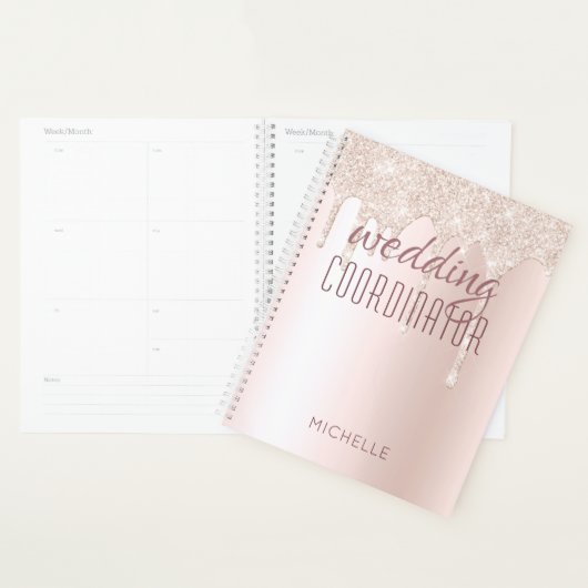 Coordinateur mariage Chic Girly Nom de la Parties  (Devant avec enveloppe)