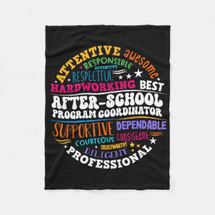 Coördinator Buitenschools Activiteiten Week Terug Fleece Deken