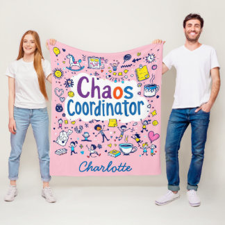coördinator chaos | Schattigee Grappige Moederdag  Fleece Deken