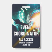 Coördinator evenementen  All Access-concertpas Badge (Achterkant)