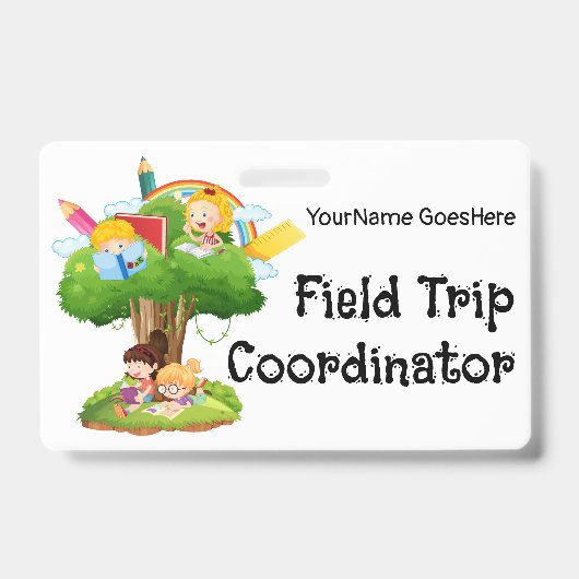 Coördinator schoolreis badge (Voorzijde)