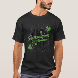 Coördinator voor Shenanigans Funny Teacher St Patr T-shirt