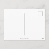 Coördinerend Little Angel Holiday Briefkaart (Achterkant)