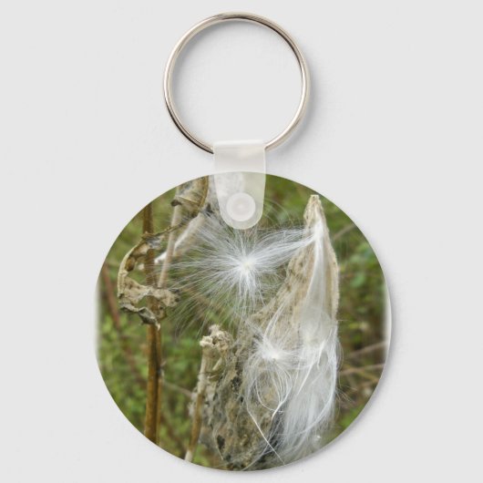 Coördinerende artikelen van Milkweed Seeds Sleutelhanger (Voorkant)