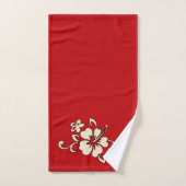 Coordonnée florale de ketmie hawaïenne de Malia - (Serviette à main)