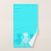 Coordonnée tropicale hawaïenne de Camo d'ananas -  (Serviette à main)