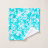 Coordonnée tropicale hawaïenne de Camo d'ananas -  (Gant de toilette)