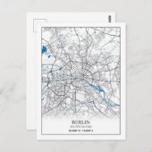 Coordonnées de la carte de la ville Berlin Deutsch (Devant / Derrière)