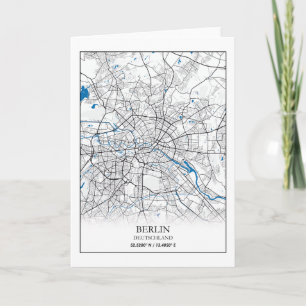 Coordonnées de la carte de la ville Berlin Deutsch