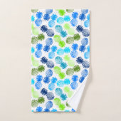 Coordonnées tropicales hawaïennes d'ananas de (Serviette à main)