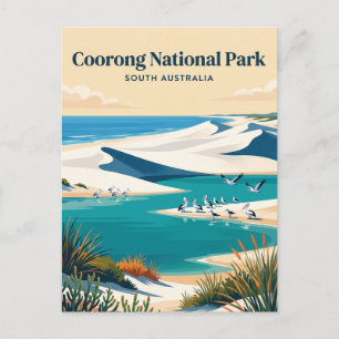 Coorong Nationaal Park Australië Briefkaart