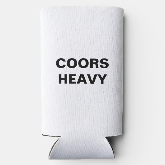 Coors Banket Block Print Design Koelbox Koozie (Achterkant)