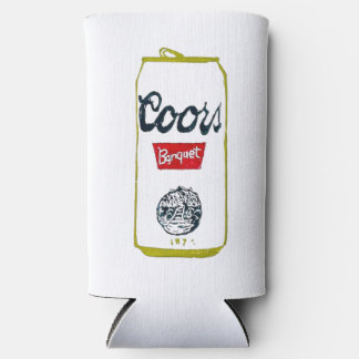Coors Banket Block Print Design Koelbox Koozie