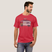 Coors Classic Miller Lite Surf Van Design T-shirt (Voorkant volledig)