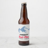 COORS Groomsman Best Man proposal Custom Name Gift Bier Etiket (Voorkant)