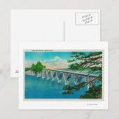 Coos Bay Bridge in North Bend, Oregon Briefkaart (Voorkant / Achterkant)