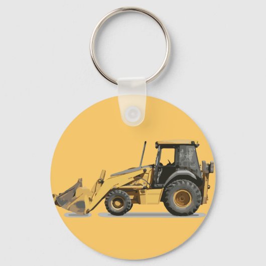 Coosterst Construction Excavator Digger Sleutelhanger (Voorkant)