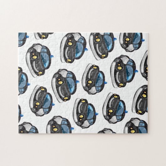  Cop Car Legpuzzel (Horizontaal)