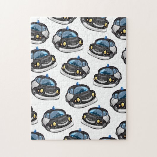  Cop Car Legpuzzel (Verticaal)
