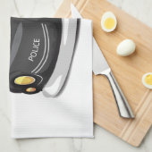 Cop Car Theedoek (Quarter Fold)