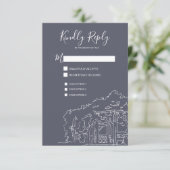 Cop Cot Central Park New York City Wedding RSVP (Debout devant)