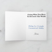 Cop Elf Décoration Arbre avec Carte menottes (Intérieur)