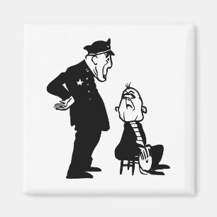 Cop en inbreker magneet