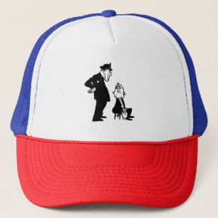 Cop en inbreker trucker pet