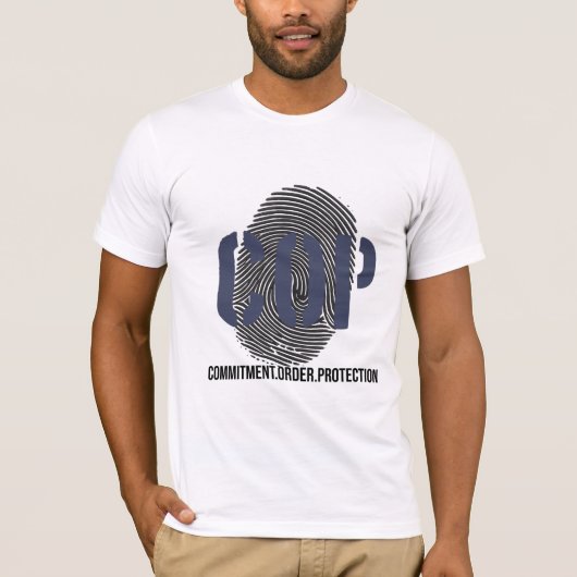 COP Hommage T-Shirt - Engagement. Ordre. Protectio (Devant)