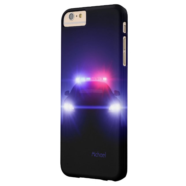 Cop Police Car Full Lights Blink Case-Mate iPhone Case (Achterkant Links)