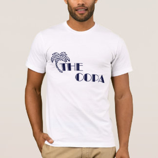 Copa Navy on White T-shirt