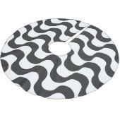 Copacabana Black and white Kerstboom Rok (Gekanteld)