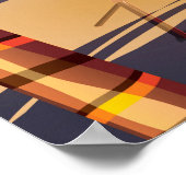 Copacabana, Rio de Janeiro affiche de la plage de  (Coin)