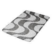 Copacabana Sidewalk Brazilian pattern Badmat (Gekanteld)