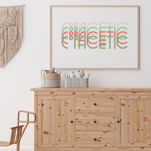 Copacetic Retro 1920s Typografie, Kleuren Poster