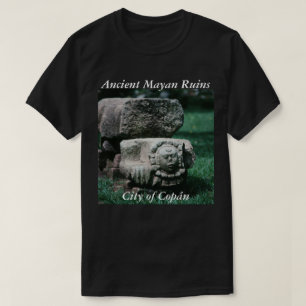 Copan Ancient Ruins Statues City Culture Mayan T-shirt
