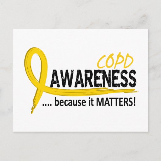 COPD Awareness 2 Briefkaart (Voorkant)
