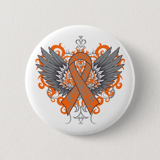 COPD Awareness Cool Wings Ronde Button 5,7 Cm (Voorkant)