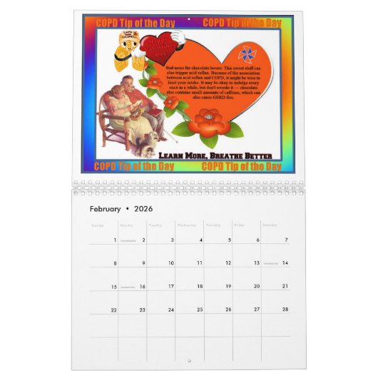 COPD-BEWUSTZIJN 2021 KALENDER (Feb 2026)