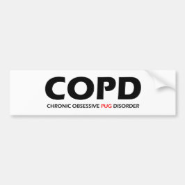 COPD - Chronische obstructieve epilepsie Bumpersticker