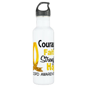 COPD Courage Faith 1 Waterfles
